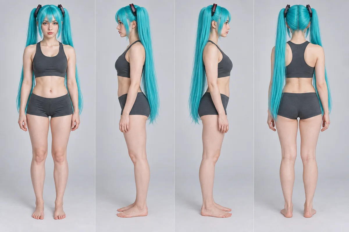 Fanny four-view turnaround preview